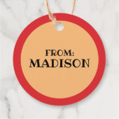 Snoopy - Joe Cool Crown Geschenkanhänger (Rückseite)