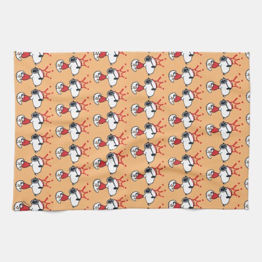 Snoopy - Joe Cool Crown Geschirrtuch (Horizontal)