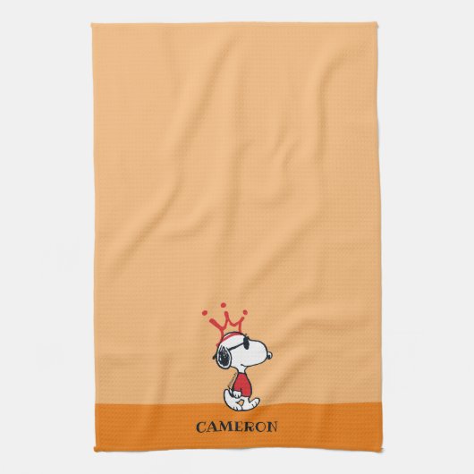 Snoopy - Joe Cool Crown Geschirrtuch (Vertikal)