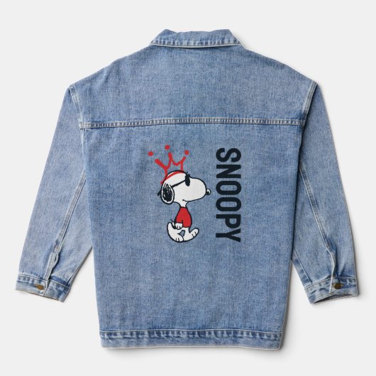 Snoopy - Joe Cool Crown Jeansjacke (Rückseite)