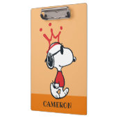 Snoopy - Joe Cool Crown Klemmbrett (Links)