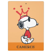 Snoopy - Joe Cool Crown Klemmbrett (Rückseite)