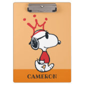Snoopy - Joe Cool Crown Klemmbrett (Vorderseite)