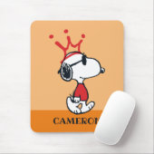 Snoopy - Joe Cool Crown Mousepad (Mit Mouse)