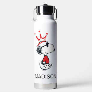 Snoopy - Joe Cool Crown   Name hinzufügen Trinkflasche