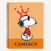 Snoopy - Joe Cool Crown Notizblock (Vorderseite)