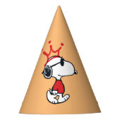 Snoopy - Joe Cool Crown Partyhütchen (Vorderseite)