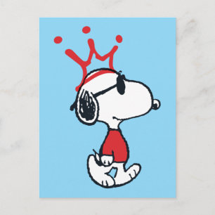 Snoopy - Joe Cool Crown Postkarte