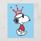 Snoopy - Joe Cool Crown Postkarte (Vorderseite)