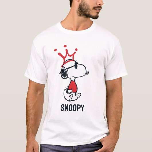 Snoopy - Joe Cool Crown T-Shirt (Vorderseite)