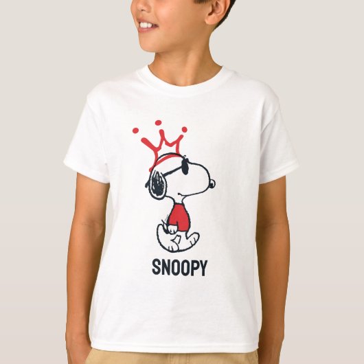 Snoopy - Joe Cool Crown T-Shirt (Vorderseite)
