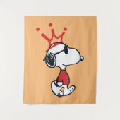 Snoopy - Joe Cool Crown Wandteppich (Vorderseite)