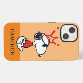 Snoopy - Joe Cool Krone iPhone Hülle (Rückseite (Horizontal))