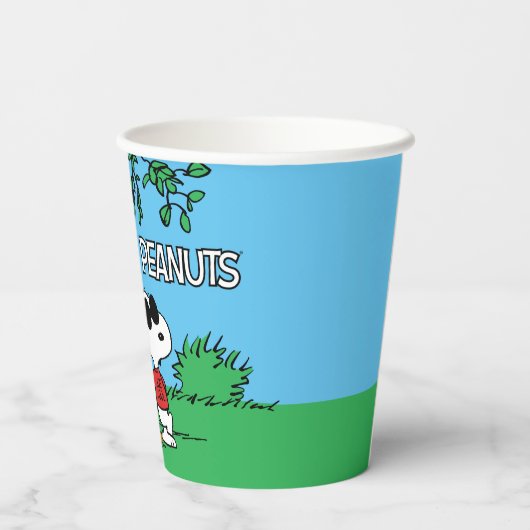 Snoopy "Joe Cool" Standing Pappbecher (Rückseite)