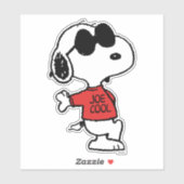 Snoopy "Joe Cool" Stehend Aufkleber (Blatt)