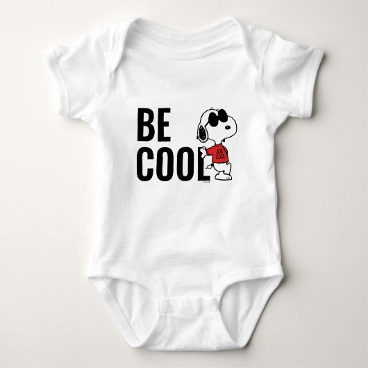 Snoopy "Joe Cool" Stehend Baby Strampler (Vorderseite)