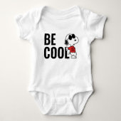 Snoopy "Joe Cool" Stehend Baby Strampler (Vorderseite)