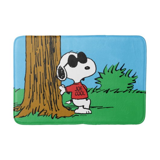 Snoopy "Joe Cool" Stehend Badematte (Vorderseite)