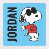 Snoopy "Joe Cool" Stehend Etiketten (Design 2)