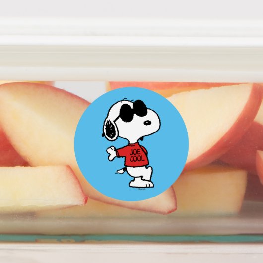 Snoopy "Joe Cool" Stehend Etiketten (Befestigt)