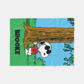 Snoopy "Joe Cool" stehend Fleecedecke (Vorderseite (Horizontal))