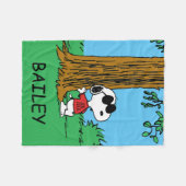 Snoopy "Joe Cool" Stehend Fleecedecke (Vorderseite (Horizontal))