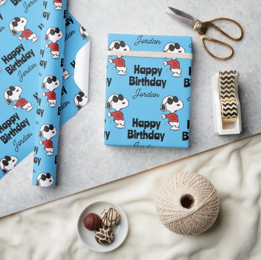 Snoopy "Joe Cool" Stehend Geschenkpapier (Kunsthandwerk)