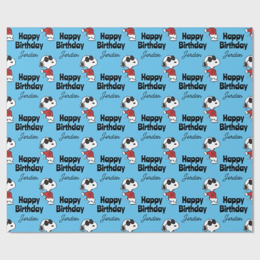 Snoopy "Joe Cool" Stehend Geschenkpapier (Flach)