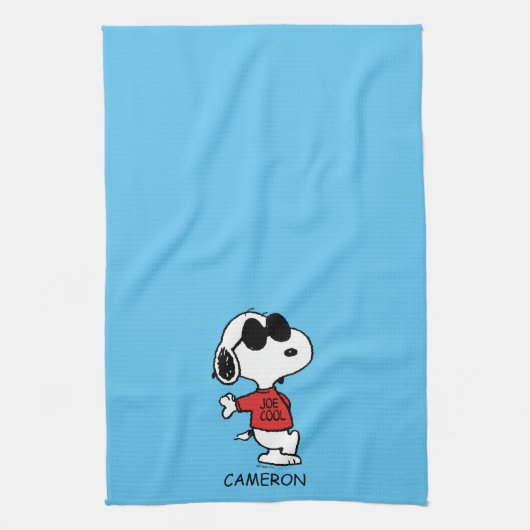 Snoopy "Joe Cool" Stehend Geschirrtuch (Vertikal)