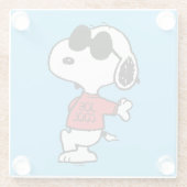 Snoopy "Joe Cool" Stehend Glasuntersetzer (Rückseite)
