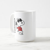 Snoopy "Joe Cool" Stehend Kaffeetasse (Vorderseite Links)