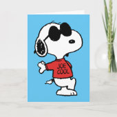 Snoopy "Joe Cool" Stehend Karte (Vorderseite)