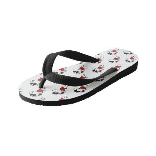 Snoopy "Joe Cool" Stehend Kinderbadesandalen (Schrägansicht)