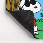 Snoopy "Joe Cool" Stehend Mousepad (Ecke)