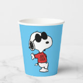 Snoopy "Joe Cool" Stehend Pappbecher (Vorderseite)
