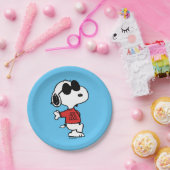 Snoopy "Joe Cool" Stehend Pappteller (Party)