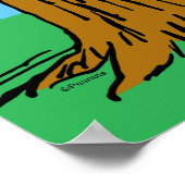 Snoopy "Joe Cool" stehend Poster (Ecke)
