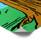 Snoopy "Joe Cool" Stehend Poster (Ecke)