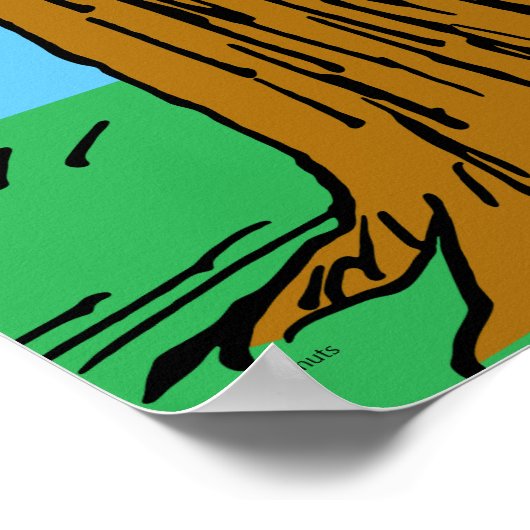 Snoopy "Joe Cool" Stehend Poster (Ecke)