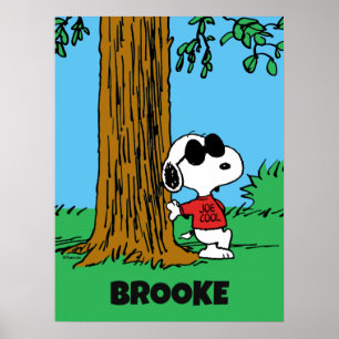 Snoopy "Joe Cool" stehend Poster