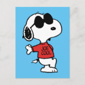 Snoopy "Joe Cool" Stehend Postkarte (Vorderseite)