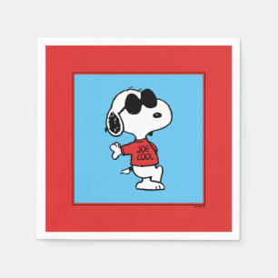 Snoopy "Joe Cool" stehend Serviette
