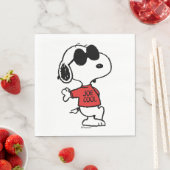 Snoopy "Joe Cool" Stehend Serviette (Beispiel)