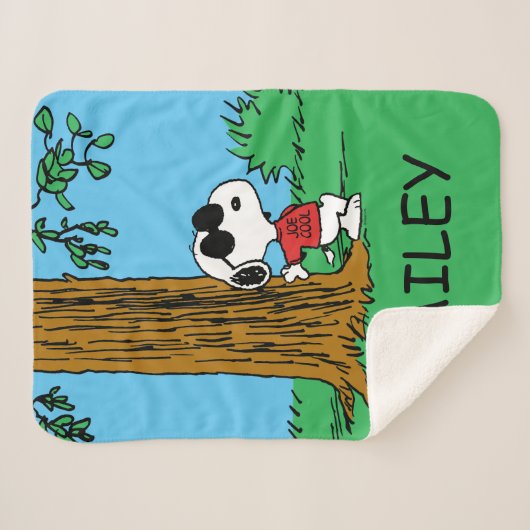 Snoopy "Joe Cool" Stehend Sherpadecke (Vorderseite (Horizontal))