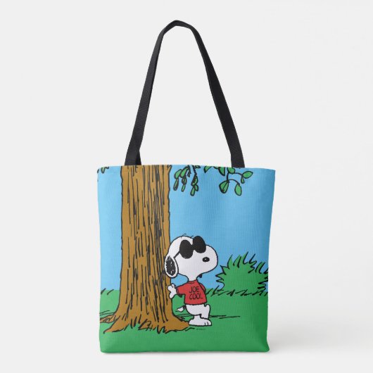 Snoopy "Joe Cool" Stehend Tasche (Rückseite)