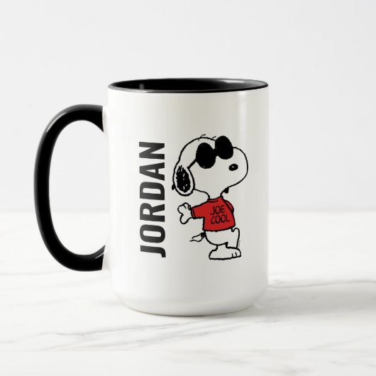 Snoopy "Joe Cool" Stehend Tasse (Links)