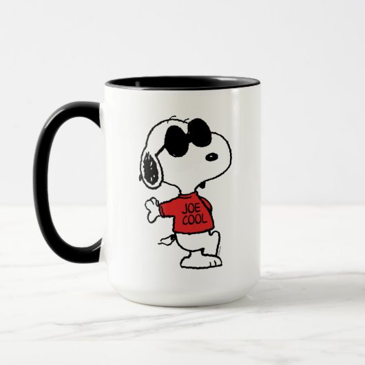 Snoopy "Joe Cool" Stehend Tasse (Links)