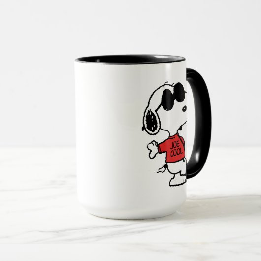Snoopy "Joe Cool" Stehend Tasse (VorderseiteRechts)