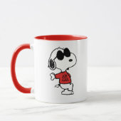 Snoopy "Joe Cool" Stehend Tasse (Links)