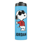 Snoopy "Joe Cool" Stehend Thermosbecher (Vorderseite)